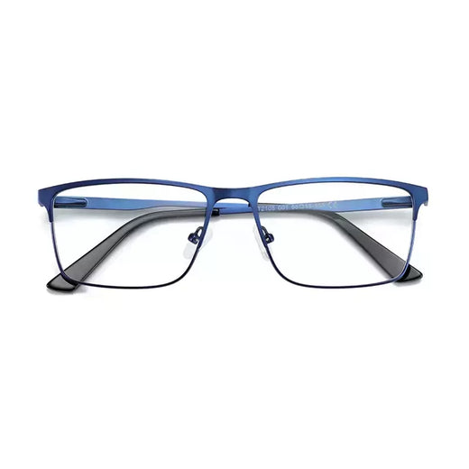 ZENOTTIC 2024 Liga dos homens Titanium Ótico Eyeglass Frame Moda Homens Quadrados Óculos Ultra Light Metal Clássico Sobre o balcão Óculos BT2108