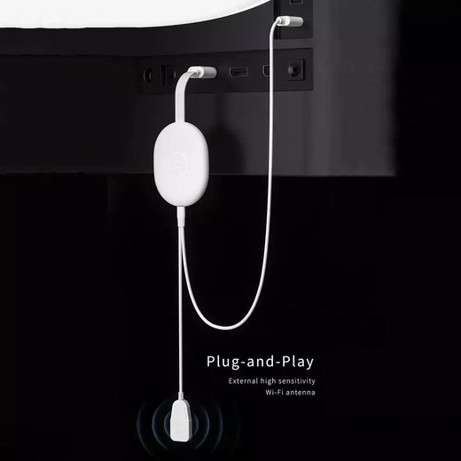Mais novo receptor dongle de espelhamento de tela HD 4MAX WiFi para Google 2 3 6 Chrome Cast 2 TV Stick Video