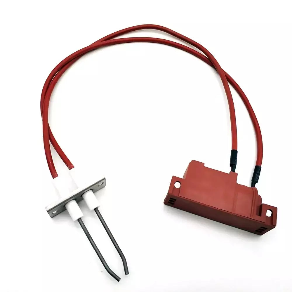 Gás propano secador 220v duplo ignição componente europeu pulso ignição kit faísca eletrodo cerâmica ignitor peças 240mm fio