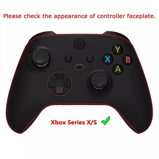 EXtremeRate Substituição Carcaça Frontal Shell Capa Placa Frontal para Xbox Core Wireless (Xbox Series X/S) Controlador -Série Horror