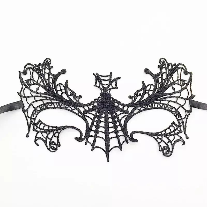 Máscara de renda sexy feminina, máscara para festa de halloween, bola mascarada, cosplay, trajes venezianos, carnaval, meia máscara facial
