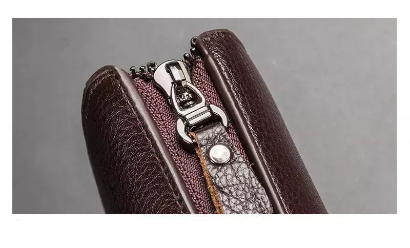 Baellery homens bolsa de embreagem grande capacidade carteiras de bolso do telefone celular passcard bolso de alta qualidade multifuncional carteira para homem