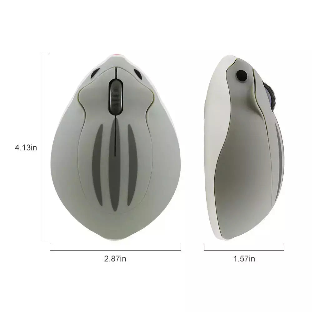 Cute Wireless Hamster Projetado Mouse, 2.4G, Criativo Ergonômico, USB Optical, 1200 DPI, Mini Ratos, Presentes para Crianças, PC, Laptop