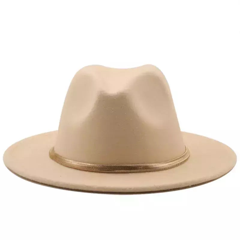 Chapéu alto Derby Igreja simples aba larga para homens e mulheres, Panamá Solid Felt Fedoras, Fedoras preto e verde, Boné de lã artificial Jazz Blend