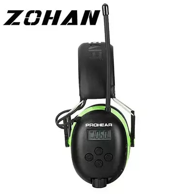 Proteção auditiva fones de ouvido bluetooth protetores de ouvido eletrônicos rádio am/fm 5.0 para corte segurança protetores de ouvido 2000mah bateria de lítio