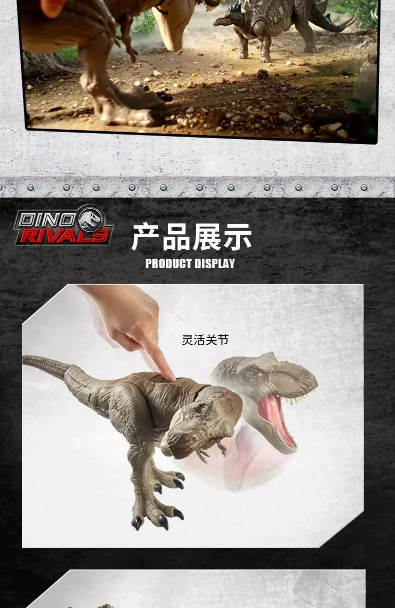 Original jurássico mundo dinossauros anime figura de ação indominus rex tyrannosaurus criança menino brinquedos para crianças presente aniversário mattel