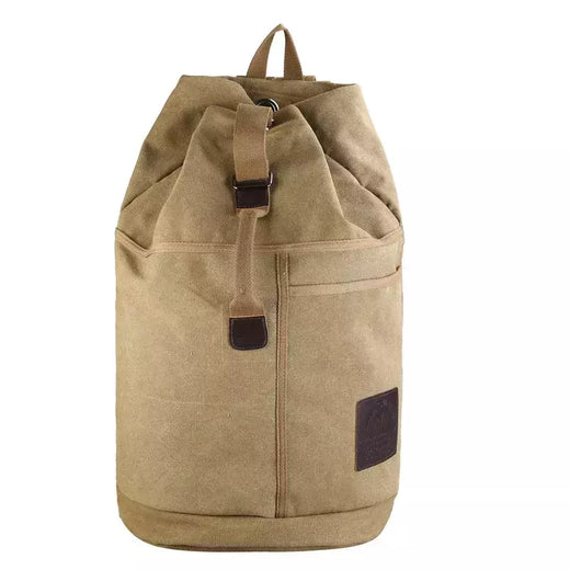Mochilas de Viagem Esportiva de Grande Capacidade, Bagagem Masculina, Canvas Bucket Shoulder Bag, Caminhadas Duffle Bags, Mochila Masculina, Mochila Exterior