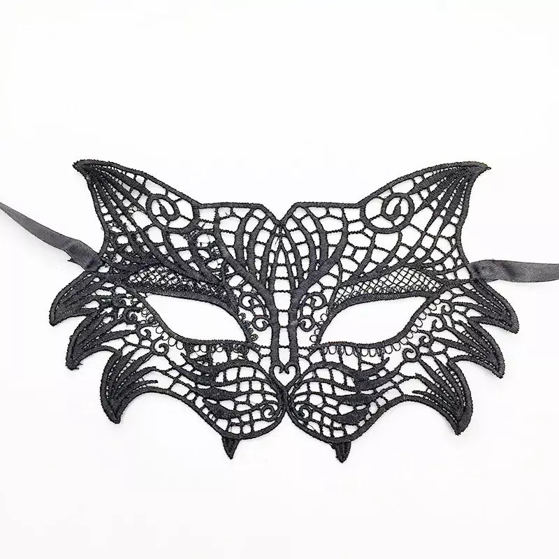 Máscara de renda sexy feminina, máscara para festa de halloween, bola mascarada, cosplay, trajes venezianos, carnaval, meia máscara facial
