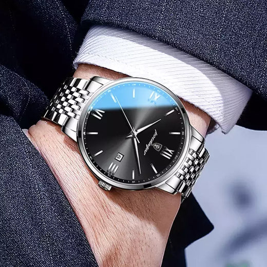 Relógio de quartzo impermeável de luxo masculino, relógios esportivos masculinos, relógio de pulso casual, data relógio, marca superior, 30m, 2024