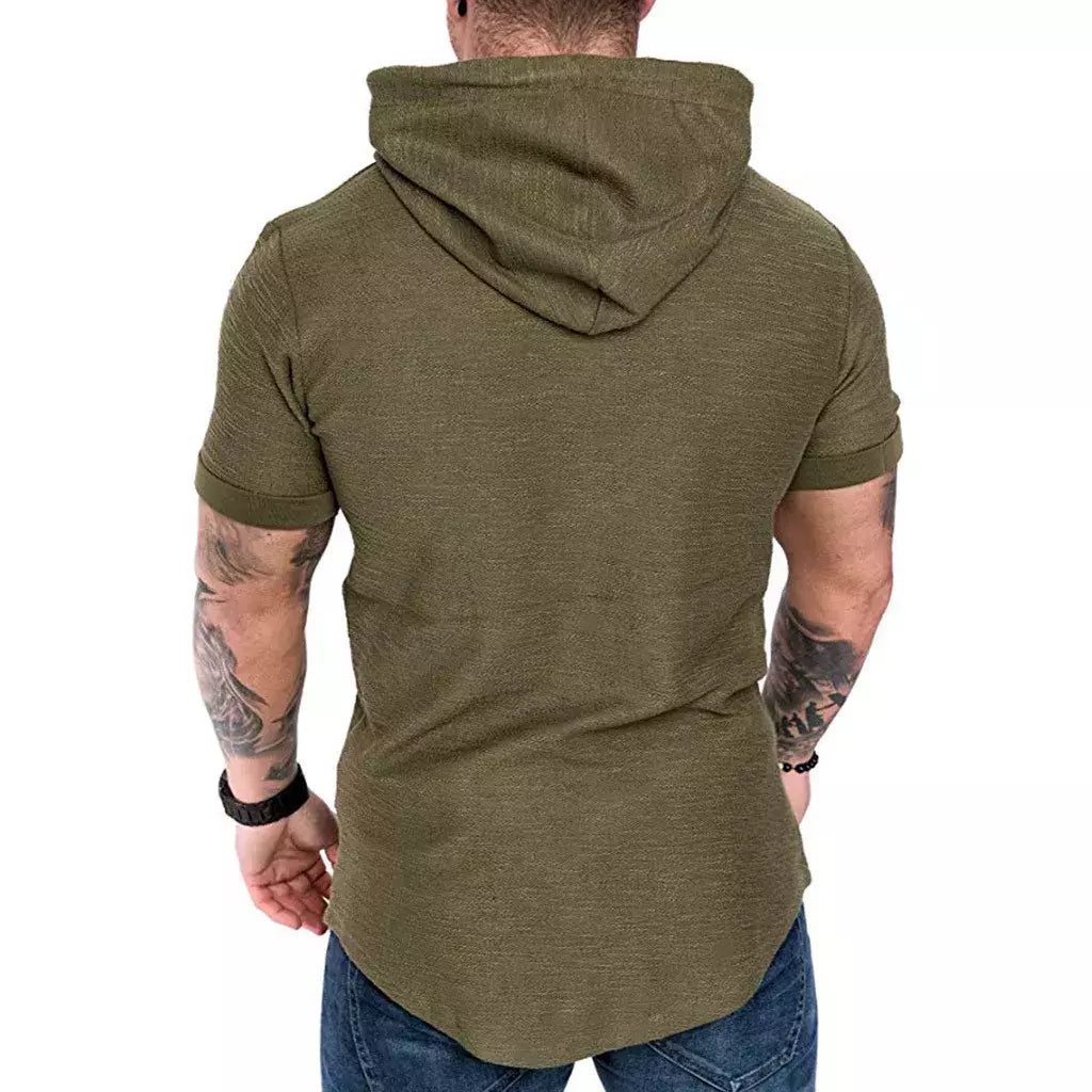 MRMT-moletons de manga curta para homens, moletom masculino com capuz casual, moletons monocromáticos, novidade nova, 2022, 2024