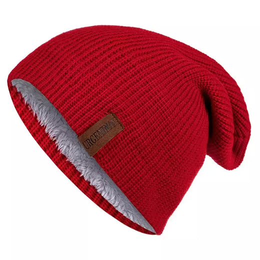 Chapéu clássico de inverno tricotado URGENTMAN Label Casual boné para mulheres homens manter quente adicionar forro de pele chapéu de inverno fashion sólido gorro chapéu 16 cores boné de esqui
