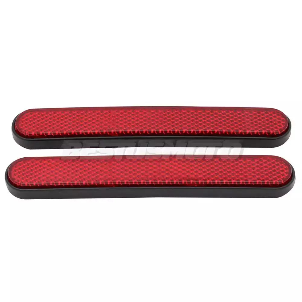 Adesivo refletor para garfo dianteiro de motocicleta, adesivo para pernas inferiores, aviso de segurança para harley dyna softail sportster 883 1200 fatboy
