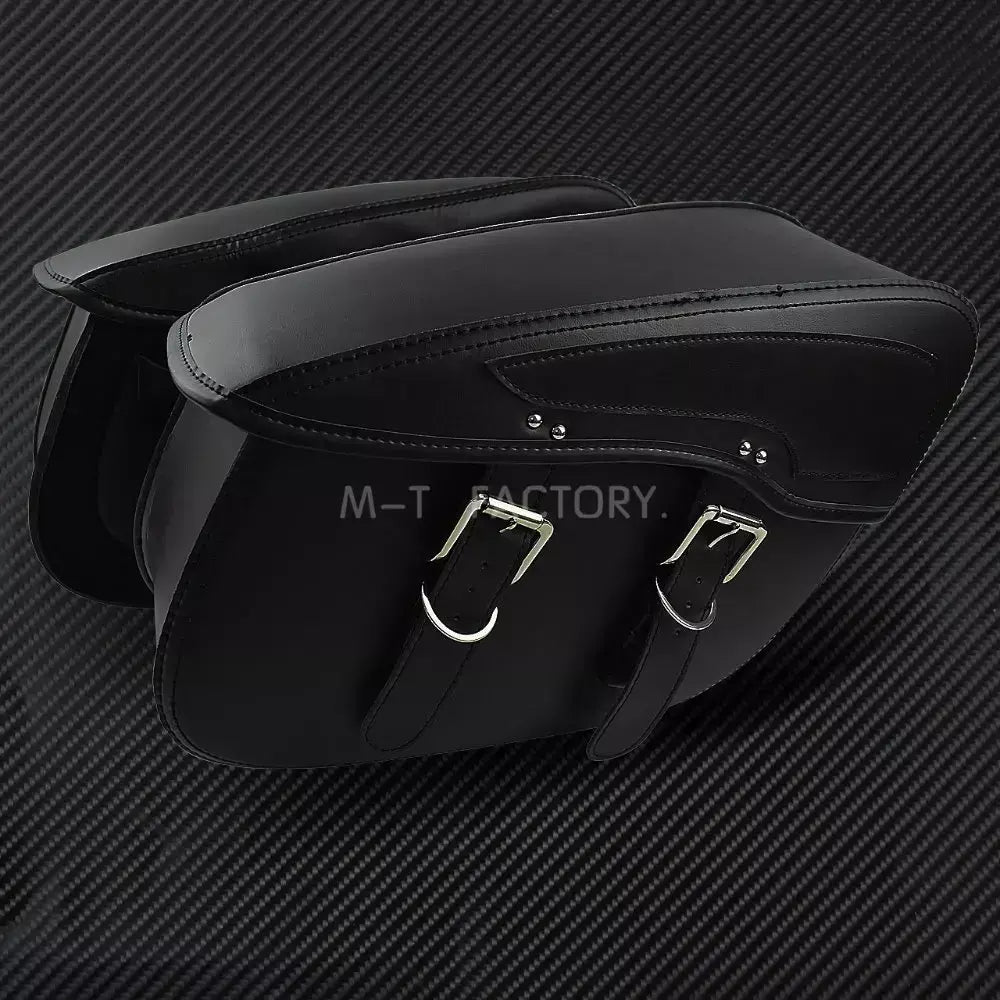 2 alforjes de couro para motocicleta, bolsa lateral para bagagem ao ar livre para harley sportster xl 883 xl 1200 touring dyna softail fl