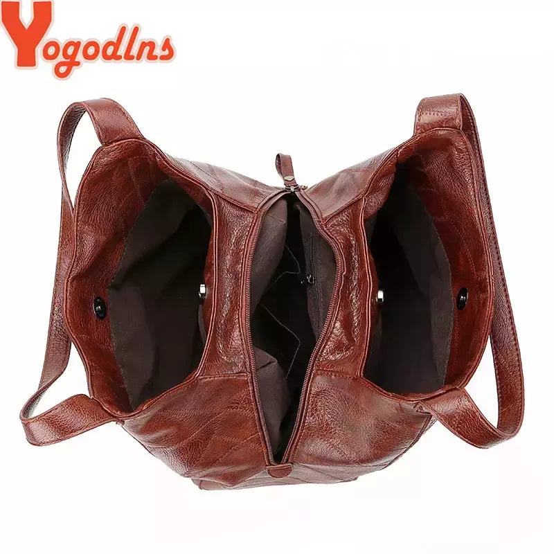 Yogodlns bolsa de mão feminina do vintage designers bolsas de luxo tote de ombro feminino sacos de alça superior marca de moda