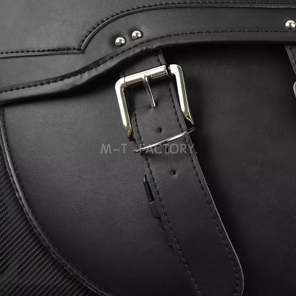 2 alforjes de couro para motocicleta, bolsa lateral para bagagem ao ar livre para harley sportster xl 883 xl 1200 touring dyna softail fl