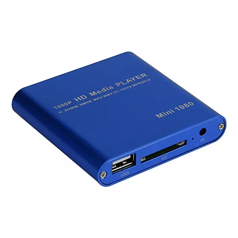 Redamigo full hd 4k media player centro multimídia player de vídeo suporte hdmi-compatível av usb sd/mmc Mpeg2-hd mkv h.264