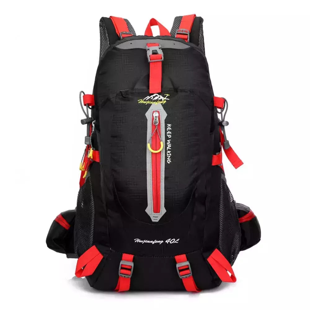 Mochila de escalada à prova d'água, 40l, esportes ao ar livre, viagem, acampamento, caminhada, bolsa para homens, mulheres