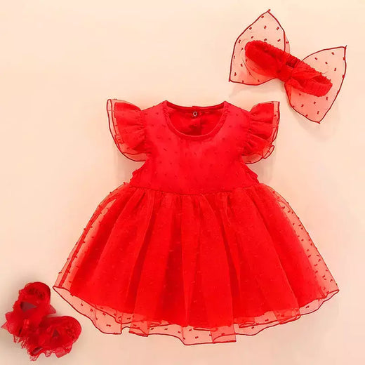 Conjunto infantil de renda, vestido e roupas para meninas de 3 e 6 meses, bebê recém-nascido, festa de aniversário, batizado