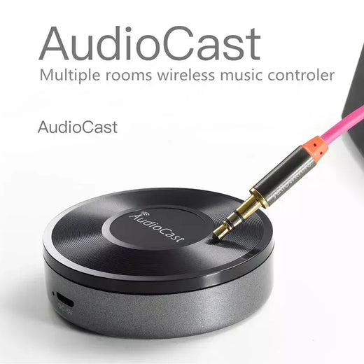 AudioCast M5 2.4GHz Sem Fio WiFi Música Áudio Streamer Receptor Adaptador DLNA Airplay Para Spotify Suporte Multi-Room Streams