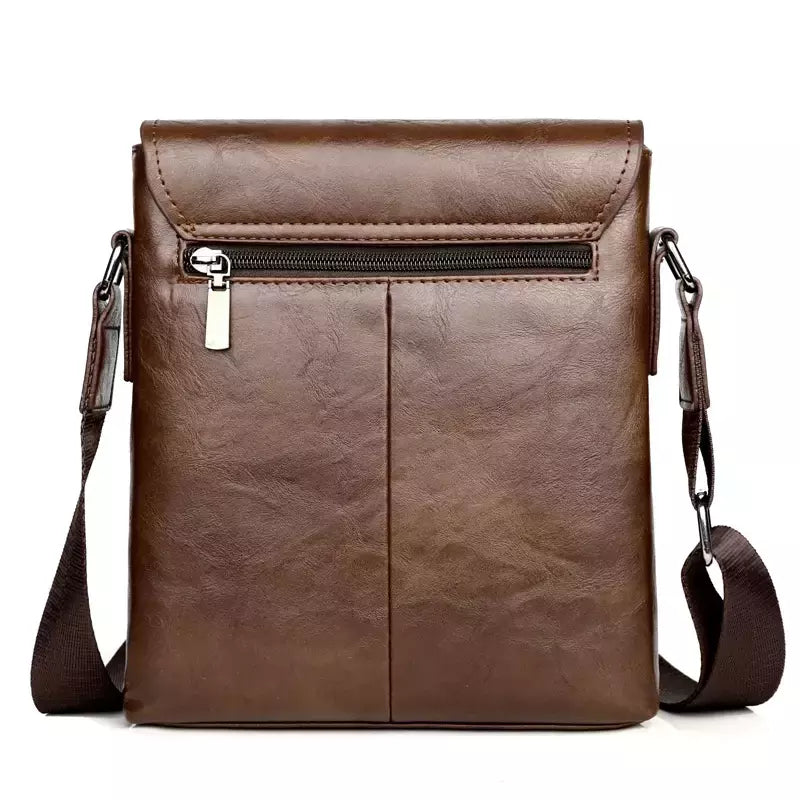 Sacos mensageiro de couro canguru para homens, bolsa tiracolo casual, bolsa de ombro masculina pequena, marca de luxo, verão