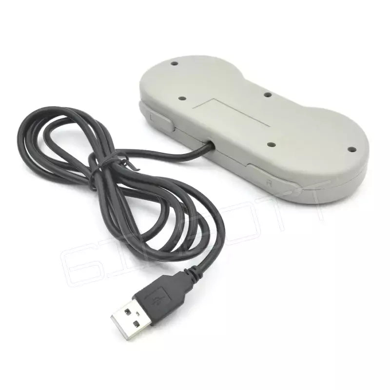 1 pçs com fio super usb controlador gamepad joysticks clássico joypad para nintendo snes jogos windows pc mac computador