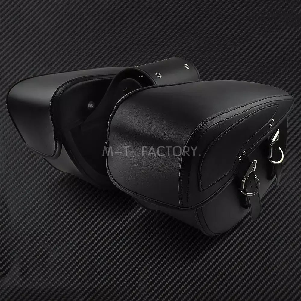 2 alforjes de couro para motocicleta, bolsa lateral para bagagem ao ar livre para harley sportster xl 883 xl 1200 touring dyna softail fl