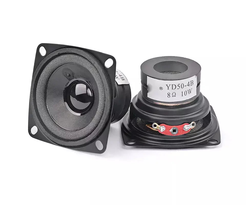 Aiyima 2 pçs 2 Polegada alto-falante de áudio portátil 4 ohm 8 ohm 10w mini alto-falante de som de gama completa diy alto-falante multimídia home theater