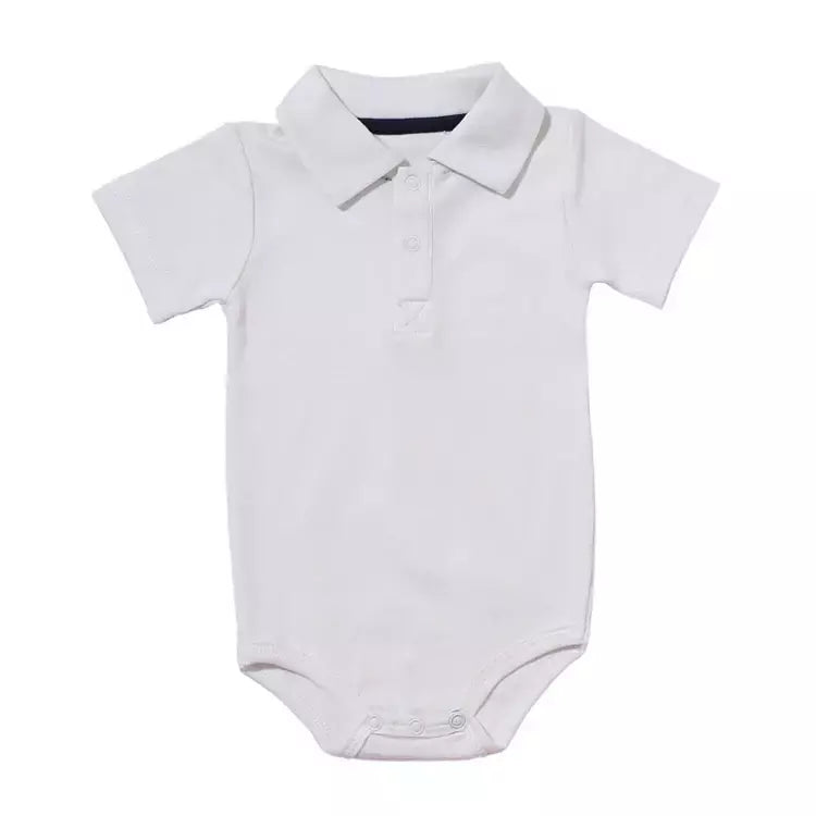 Verão bebê menino menina macacão turn-down collar infantil roupas de algodão recém-nascido macacão para 0-2y crianças bebe outfits