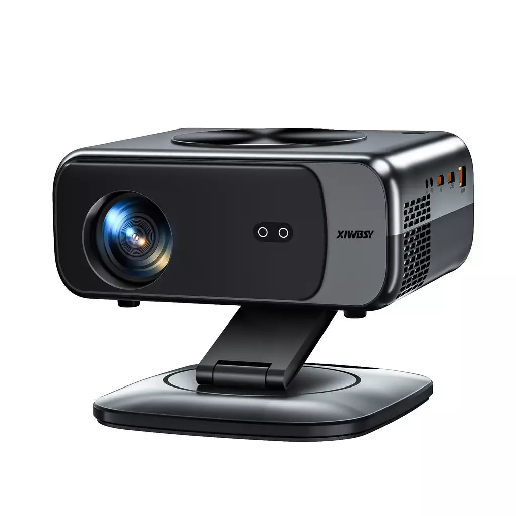 XywBSY 2025 Mini Projetor 4K 25000Lumens Projetor Inteligente Wifi6 BT5.3 Projetor LED 8K Decodificação Projetor Portátil de Cinema em Casa 64G