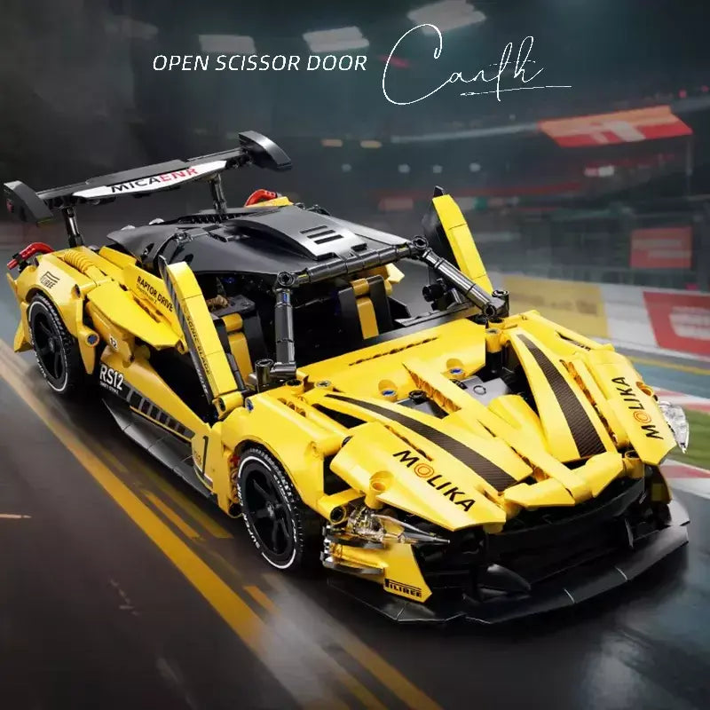 2025 novo 1200 pçs mclaren esportes carro blocos de construção conjunto 1:14 escala kit modelo carro corrida para crianças adulto veículo corrida brinquedos presentes