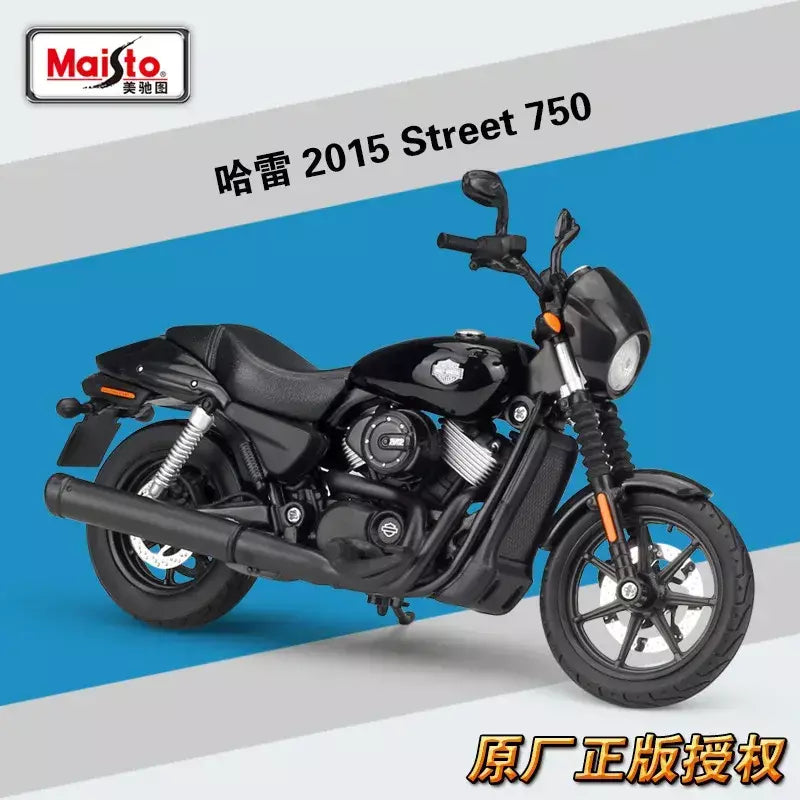 Maisto 1:12 Harley-Davidson 2015 Street Glide Liga Especial Modelo de Motocicleta Diecast Modelo de Motocicleta Clássica Presentes Colecionáveis