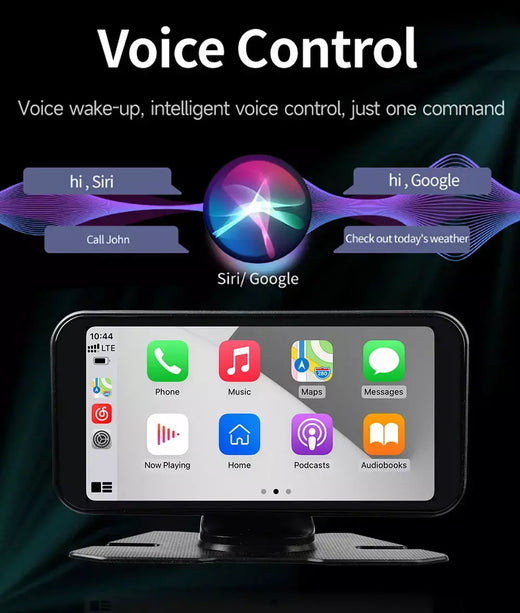 Rádio automotivo universal de 6 polegadas, sem fio, carplay, android, multimídia, navegação gps, reprodutor de vídeo, tela sensível ao toque portátil, bluetooth, aux