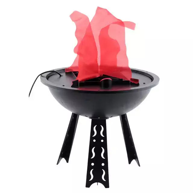 Halloween decorativo chama braseiro falso fogo queima prop simulação led pote de fogo eletrônico sala secreta decoração da casa fantasma
