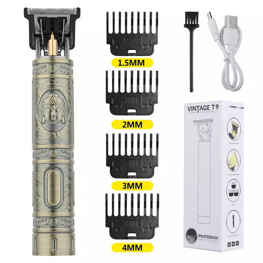 T9 Original Máquina de Corte de Cabelo Masculina Conjunto, Aparador De Barba, Barbeador Elétrico, Lence Pro, Barbeiro, Jaquetas, Áreas Sensíveis, Masculino