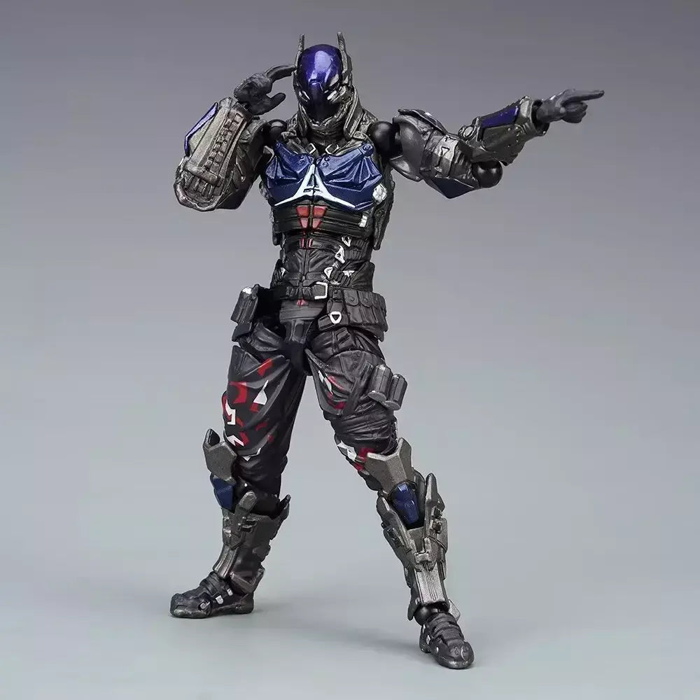 Yamaguchi-Batman Action Figure, Brinquedos em PVC, Modelo Arkham Knight, Articulações Móveis, Conjunto de Presentes, 17cm, 024, 2023