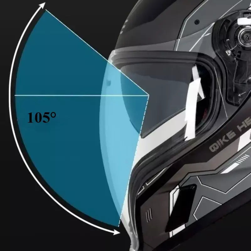 Qike fp02 capacete da motocicleta flip up capacete qike fp02 viseira qike prats dupla viseira casque moto bicicleta de rua viseira longa casco moto