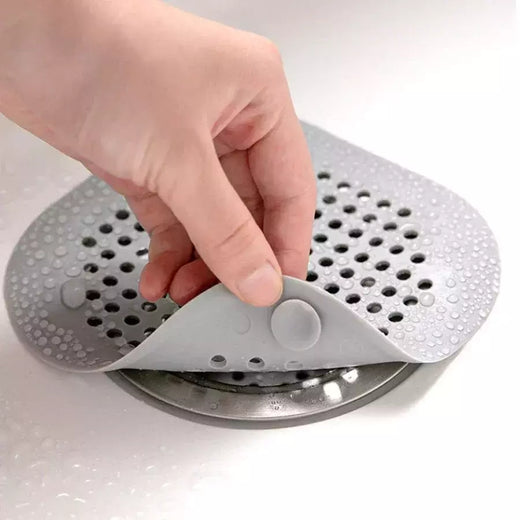 Silicone Shower Drain Plug, Hair Catcher, Stopper, Filtro de água para pia de cozinha, Banheiro Floor Bathtub, Home Acessórios