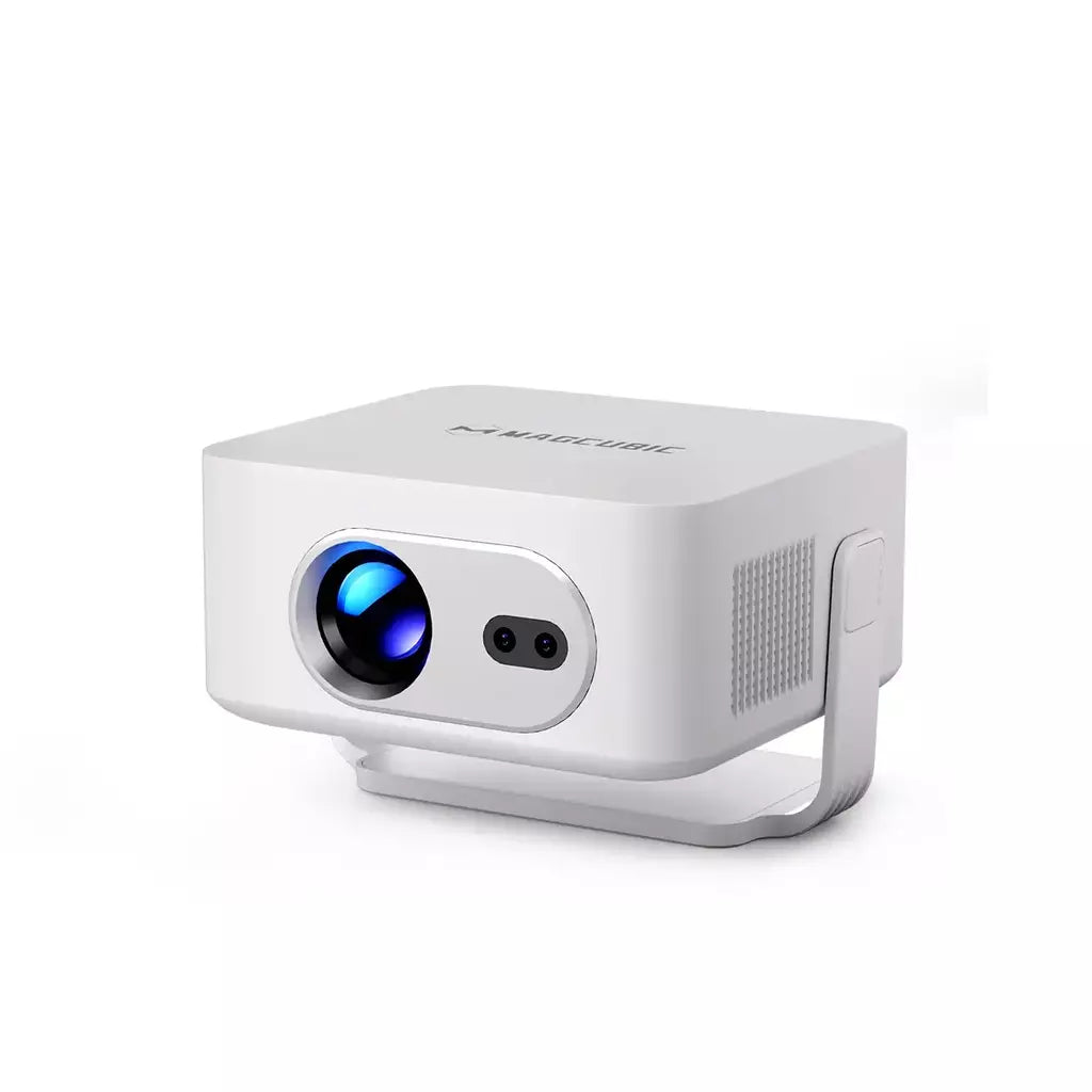 Magcubic foco automático android 14 4k projetor 400ansi 8k nativo 720p hy300 max com wifi6 bt5.4 allwinner h726 portátil ao ar livre