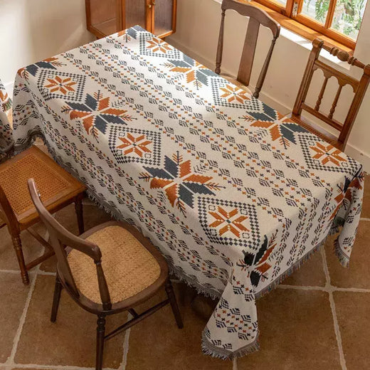 Multi Funcional Toalha de Mesa Fio de Algodão, Mesa de Jantar, Sala de estar ao ar livre, dupla face Camp e Picnic Mat Disponível