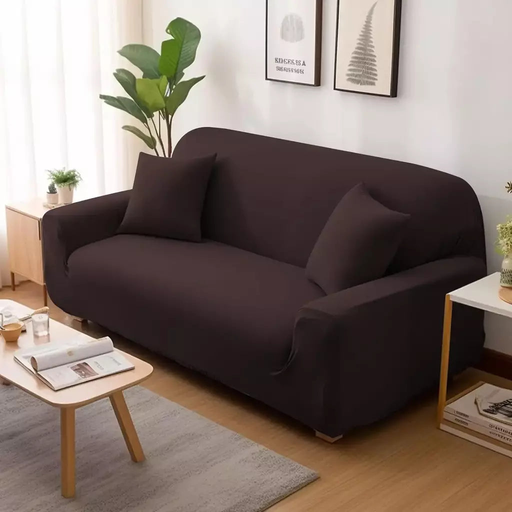 Capas de Sofá Elásticas Monocromáticas para Sala, Espessamento Slipcovers de Canto Seccional, Capa de Sofá, Forma L, Precisa comprar 2Pcs Cover