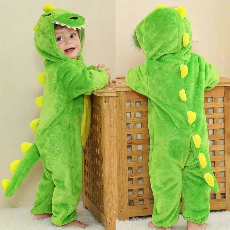 Macacão Dinossauro Vermelho para Bebê Recém-nascido, Criança Cosplay Roupas, Pijama Kigurumi, Bonito Animal Romper, Unicórnio Onesies, Meninos e Meninas