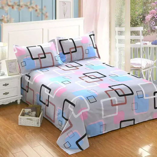 Lençol de cama de alta qualidade cor sólida, folha plana, gêmeo, completo, rainha, king size, Skin-Friendly, Soft Top, sem capas de travesseiro, 1pc