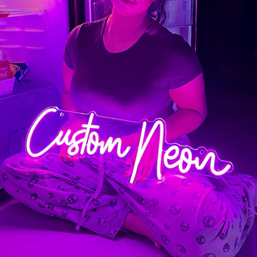 Nome personalizado sinal de néon adolescentes presentes de aniversário personalizado néon led sinal de nome usb regulável led néon decoração da parede luz