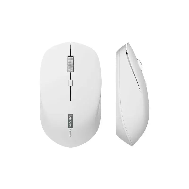 Mouse sem fio Lenovo Business Office Mouse silencioso Design ergonômico compatível com múltiplas plataformas Conexão 2,4g, fonte de alimentação de bateria seca de 1,5V, o produto não inclui baterias