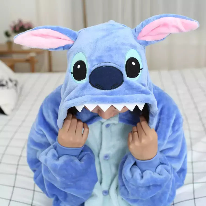 Mulheres e homens Ponto Animal Onesies, Pijama com capuz dos desenhos animados, Trajes de Halloween, Natal Onesie, adultos, Kigurumi