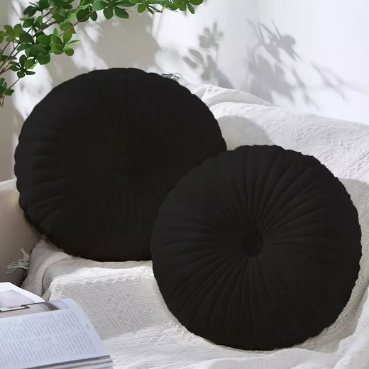 1 Almofada Redonda Nordic Modern - Amarelo Mostagem - Adequado para uso em sofás, camas e almofadas de sala - Macio e decorativo.
