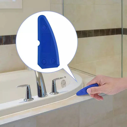 Multi-funcional Silicone Caulking Tool Set, Raspador Selante para Banheiro e Cozinha, 4 pcs