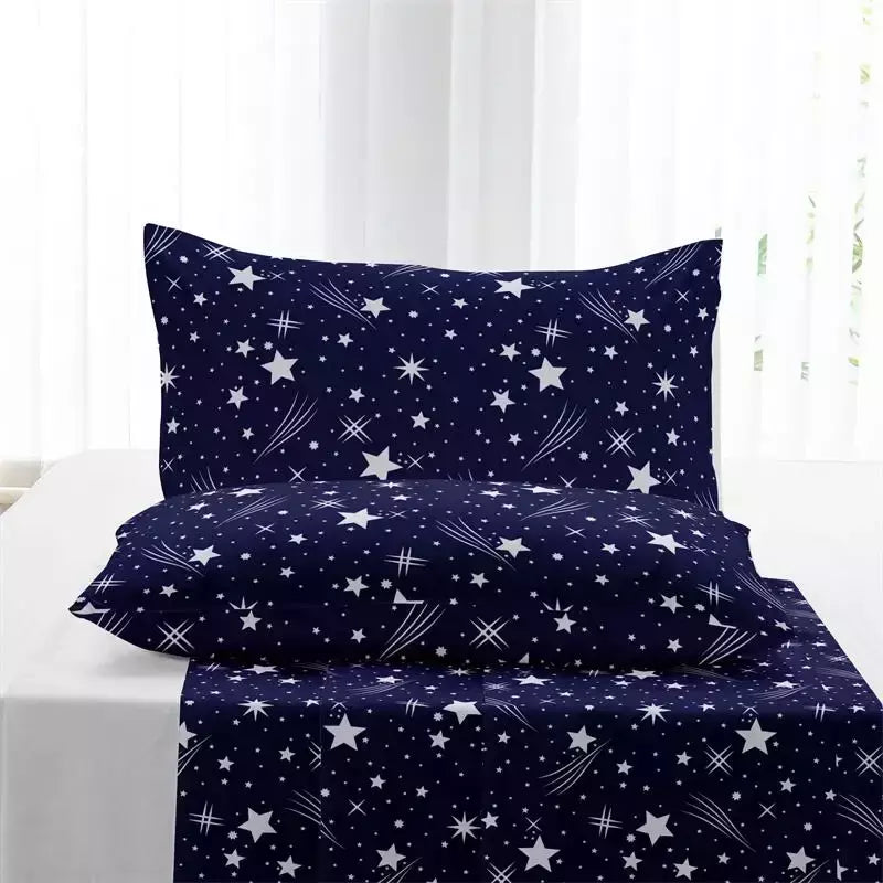 Poliéster Impresso Lixar Duvet Cover, Conjunto de cama Estilo Europeu, Quilt Cover, Pele Tecido Amigável, Queen Size, 3Pcs