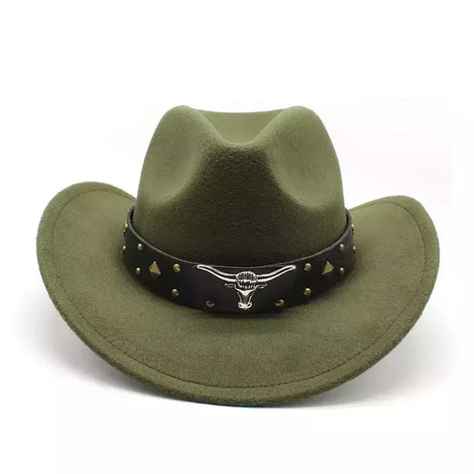 Mulheres e Homens Lã Ocidental Chapéu de Cowboy, Cavalheiro Senhora Jazz Cloche Sombrero Bonés, Tamanho Grande, Inverno, Outono, Novo, 2
