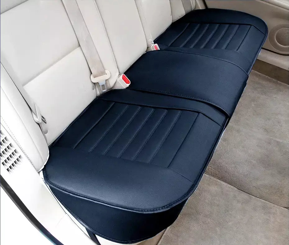 SEAMETAL Capa de assento de carro totalmente cercada, couro PU premium, protetor de assento automático, almofada anti-arranhões, tapete de proteção para cadeira